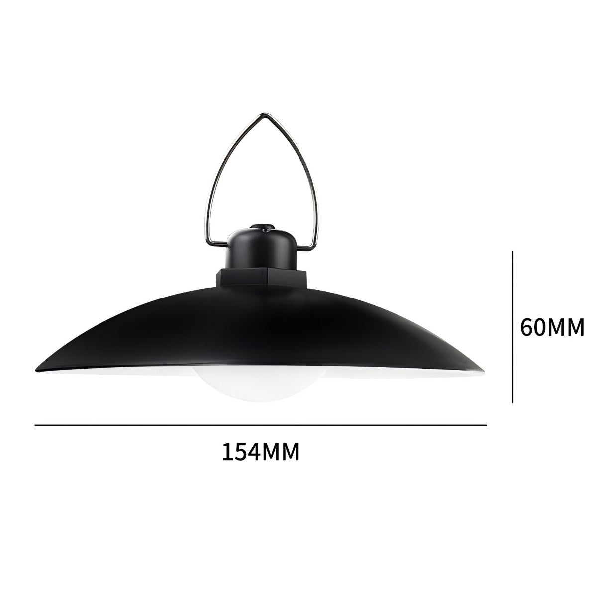 Modern Solar Pendant Light | Garden & Eaves Use | Energy Efficiency Class C - Ricon Lighting