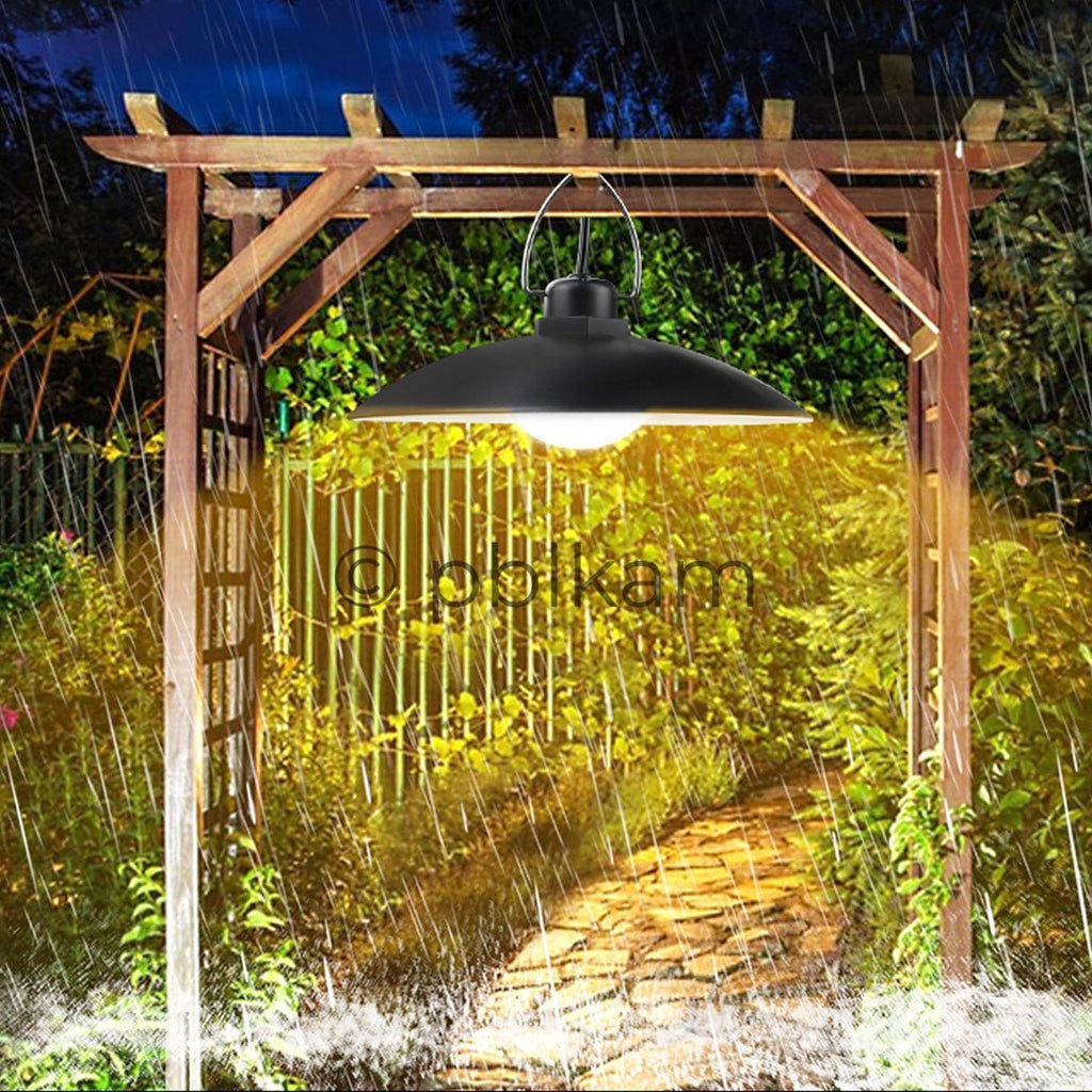 Modern Solar Pendant Light | Garden & Eaves Use | Energy Efficiency Class C - Ricon Lighting