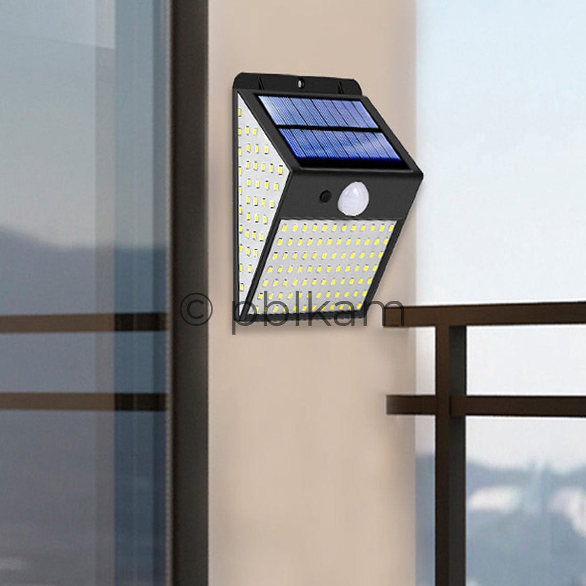 LED Solar Wall Light Outdoor Waterproof IP65 Garden Security Lamp - Ricon Lighting