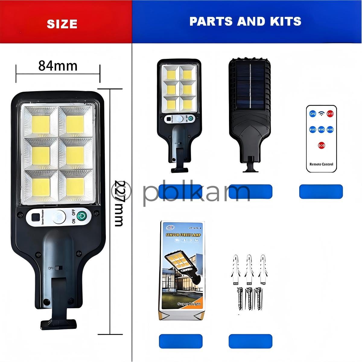 Mini Solar Motion Sensor Street Light Waterproof Outdoor - Ricon Lighting