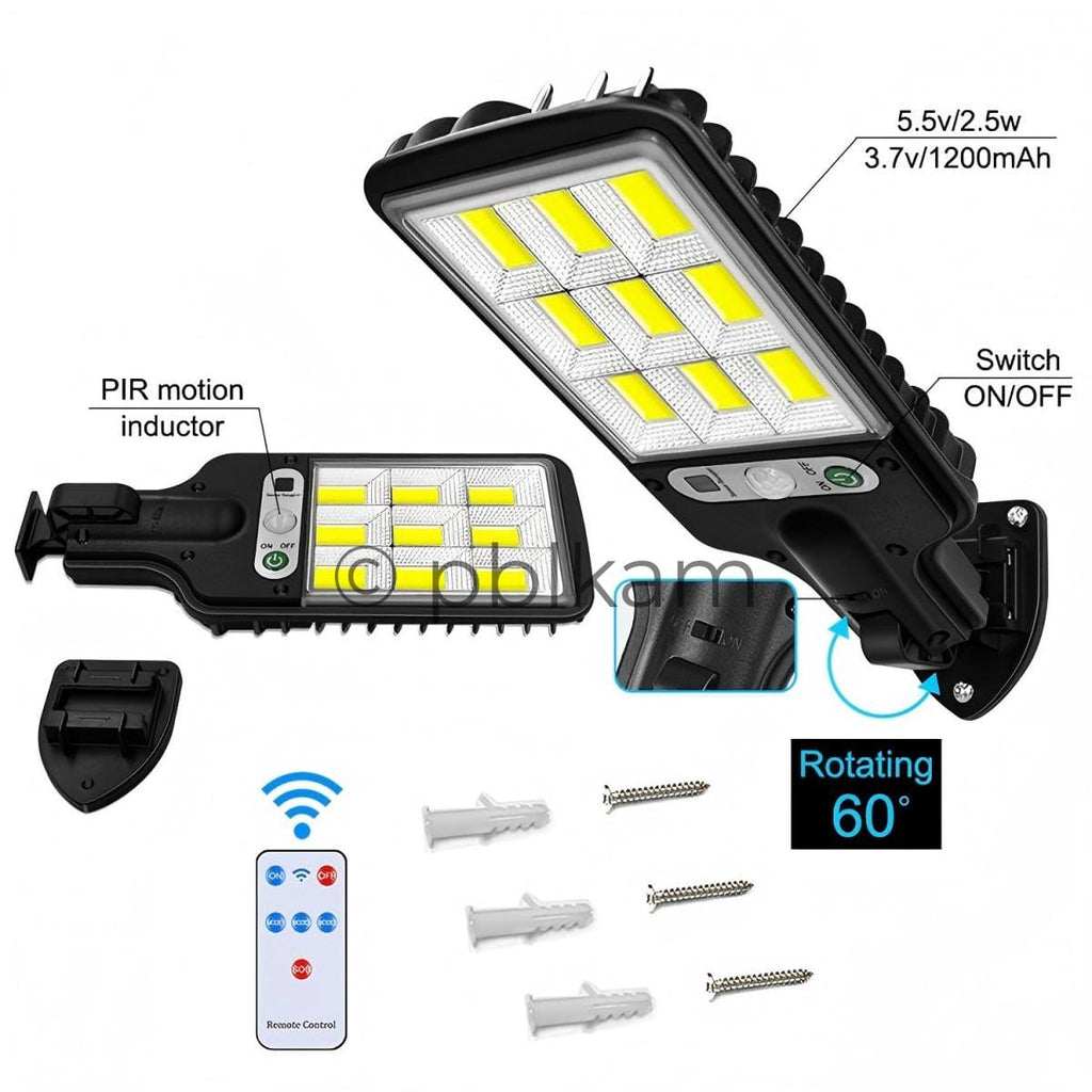 Mini Solar Motion Sensor Street Light Waterproof Outdoor - Ricon Lighting