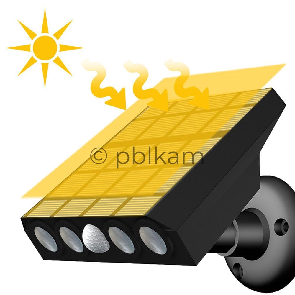 Wireless Solar  LED Wall Light with Motion Sensor - Ricon Lighting