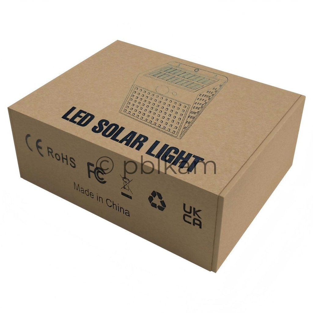 LED Solar Wall Light Outdoor Waterproof IP65 Garden Security Lamp - Ricon Lighting